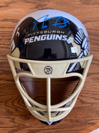 Marc Andre Fleury Pgh Penguins Autographed Fanmask 1
