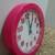 Pink Wall Clock for Girl's Room 3 thumbnail