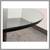 Mcguire Bamboo Pedestal + Thick Cut Glass Dining Table 6 thumbnail