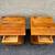 Pair Solid Pine Rustic Nightstands End Tables - Made in Mexico 5 thumbnail