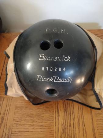 Vintage Brunswick bowling ball 1