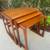 1960s Mid Century Nesting Tables Set of 3 8 thumbnail