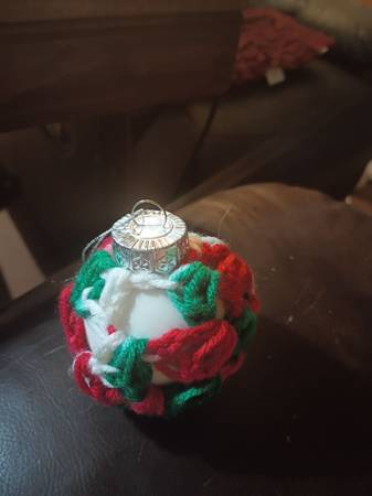 Crocheted Christmas Ornaments Ball for Tree 1