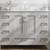 48 inch bathroom vanity AND undermount sink and marble top/backsplash 3 thumbnail