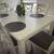 White 6-piece dining table set 2 thumbnail