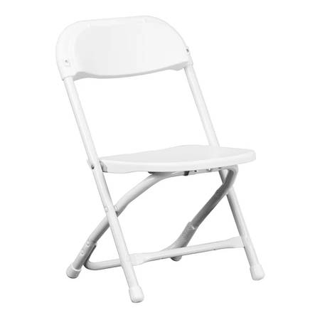 CHILDREN WHITE FOLDING CHAIR 1
