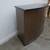 Brown Wood 2-Tone Curved Bar (missing one shelf) 10 thumbnail