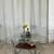 Coffee Table Set Of 3 by Ashley Furniture  /  Chrome, Glass & Wood 18 thumbnail
