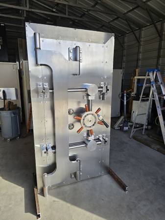 Mosler Crane Hinge Vault Door – Restored and Ready to Install 1