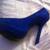 WOMENS SHOES YVES-SAINT-LAUREN-Tribute-suede-shoes-platform blue 2 thumbnail