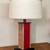Mid Century Combed Wood and Acrylic Table Lamp Paul Frankl Paul Laszlo 4 thumbnail