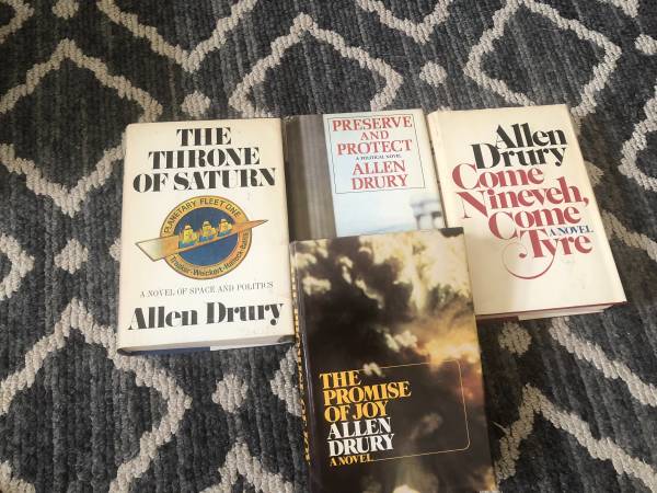 4 Allen Drury HC/DJ 1