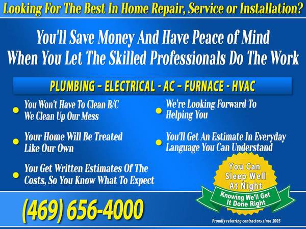 ✅PLUMBER - - - - ELECTRICIAN - - - - Done Like You Want - - AC REPAIR✅ 1