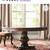 Ceja Extendable Solid Wood Round/Oval Dark Cherry Dining Table 4 thumbnail