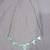 STERLING & BLUE OPAL NECKLACE 2 thumbnail