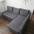 Sleeper sectional sofa with storage 3 thumbnail