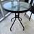 Patio Bistro Table and Chairs Set of 2 with Umbrella Hold 1 thumbnail