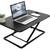 Cynsale! Single Top Height Adjustable Standing Desk Riser, Compact Sit 11 thumbnail