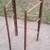 Wooden Floor Standing 3 Section Natural Wood Clothes Hanger Dryer 3 thumbnail