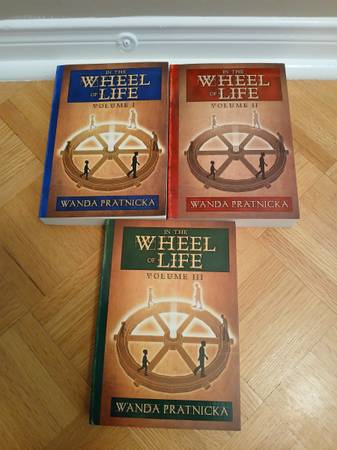 rare 3 volume set - IN THE WHEEL OF LIFE by Wanda Pratnicka 1