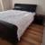 Rivet Upholstered Calif King Sleigh bed w/ heavy duty frame 1 thumbnail