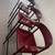 Cy Mann Midcentury Modern Leather Barstools (3) Burgundy Leather 10 thumbnail