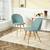 BLACK FRIDAY SALES! Homy Casa · PUZ Modern Aqua Dining Chairs Set of 4 4 thumbnail