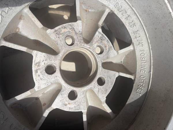 Two Torque Thrust American Racing Wheels 15x8 1/2 1