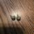 Vintage Trifari Black & Gold Plated Enamel Knot Earrings 4 thumbnail