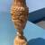 Flower Vase Wooden Elephant Lion Wild Animals Hand Carved Home Garden 2 thumbnail