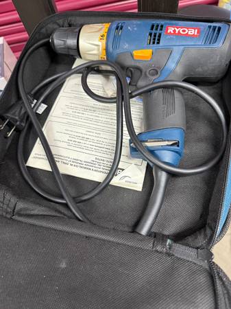 Ryobi corded power drill 1