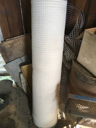 Roll of white netting 1
