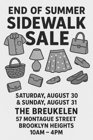 End-of-Summer Sidewalk Sale 1