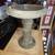 Antique Ornate Cast Cement Concrete Bird Bath Pedestal SIGNED! 1 thumbnail