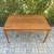 Vintage Danish Modern Teak & Oak Draw Leaf Dining Table 7 thumbnail