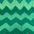Handmade Crocheted Multi-Green Ripple Afghan Chevron Blanket Couch Bed 3 thumbnail