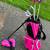 Lynx LX Jr Girls (or boys) HOT PINK golf club RH starter set. LIKE NEW 4 thumbnail