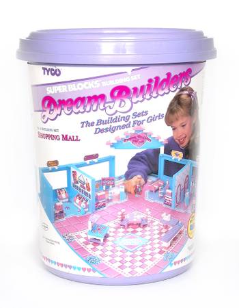 1990 Tyco Dream Builders Shopping Mall Building Set 1