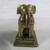 Asian Elephant Solid Brass Incense Candle Holder? Desktop Statue 2 thumbnail
