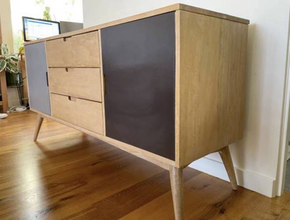Mid century solid, wood credenza - $300 (Atlanta)63441254569731121