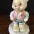 Vintage Ceramic Figurines:Teddy Bear on Skis & Bunny Rabbit Dressed Up 4 thumbnail