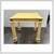 Mid 20th Century Palm Beach Style Table + Four Chairs, Set 3 thumbnail