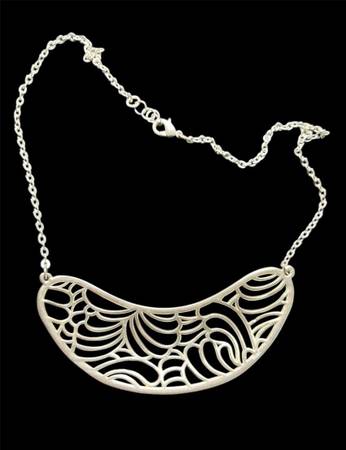 Foxy Originals Silver Filigree Necklace. 1