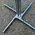 MCM Mid Century Modern Metal Pedestal Table Base 2 thumbnail