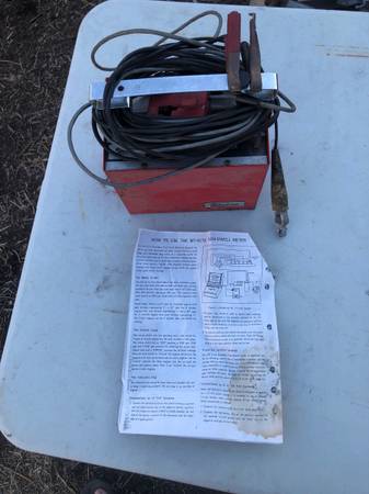 Vintage Snap-on Tools Secondary Tach Dwell Meter MT417 Tachometer 1