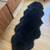 Black 6 X 2 ft sheepskin Rug Throw Black Long Natural Decor 13 thumbnail