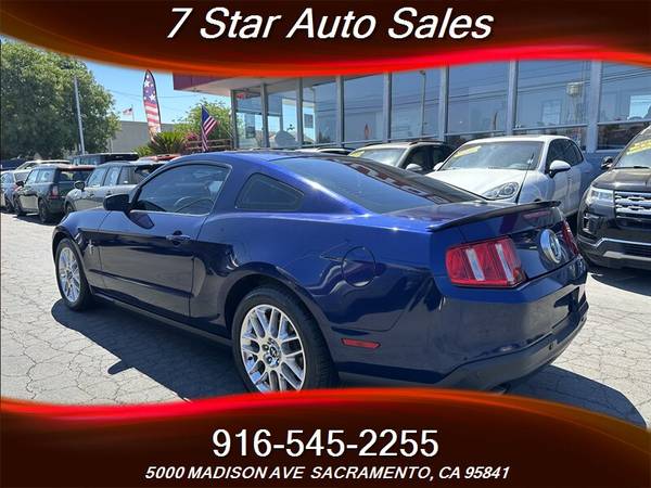 Ford Mustang V6 Premium 2012 - Músculo clásico, comodidad moderna, pura diversión - $9.478 (LLAME AL 916-545-2255 * 7 STAR AUTO SALES // 5000 MADISON AVE)63470223786113123