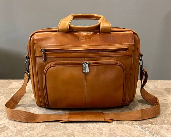 Kenneth Cole Manhattan Colombian Leather Briefcase 1