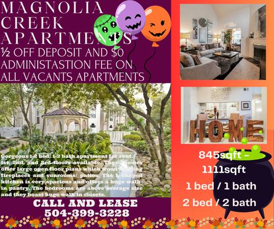 $1,455 / 2br - 1063ft2 - Specials ! 1/2 off Deposit and $0.00 Admin fee 1 WEEK FREE 2BED 2BATH (River Ridge)63792145877761120