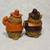 Vintage Thanksgiving Pilgrim Adorable Owl Figurines with Pumpkin and Sunflower 5 thumbnail